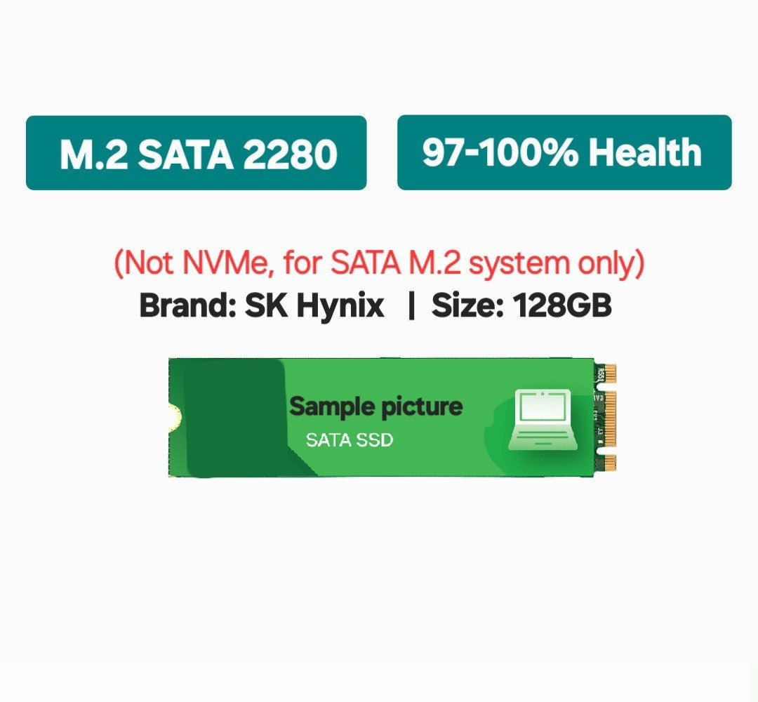 M.2 SSD 128GB SATA Solid State Drives Laptop PC Notebook - Charity