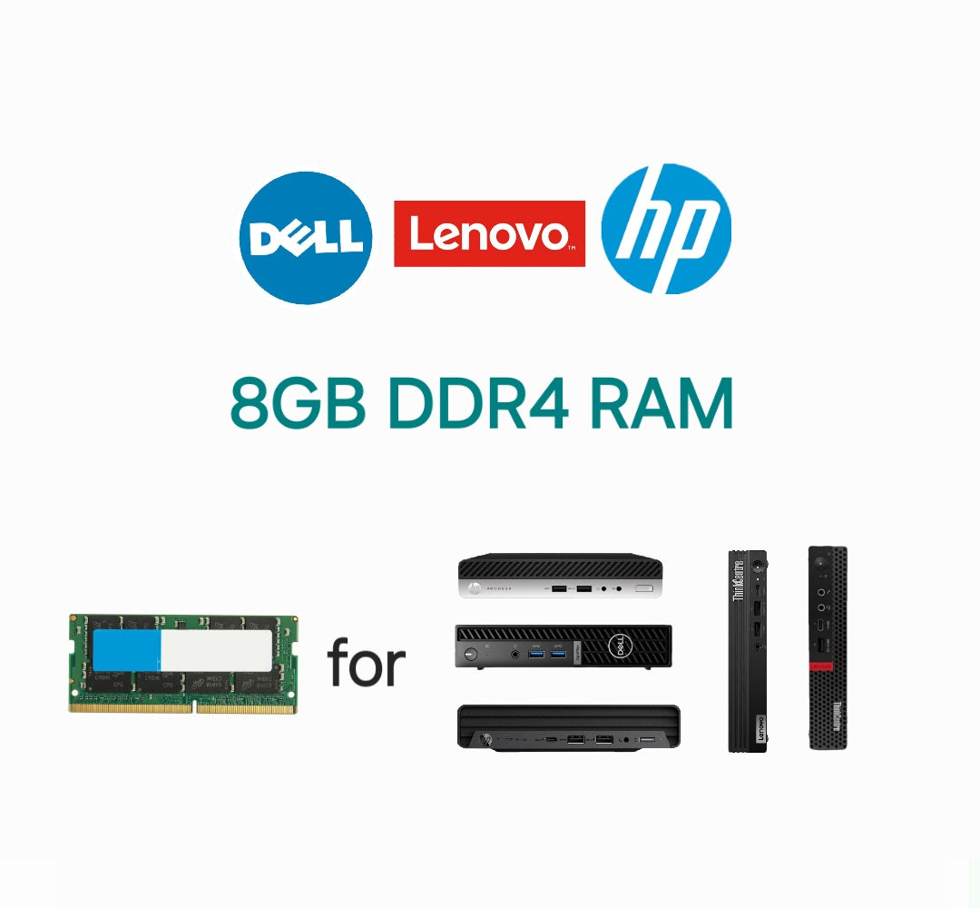 1x 8GB DDR4 RAM / SODIMM Tiny , NUC PCs & Laptop Dell HP & Lenovo