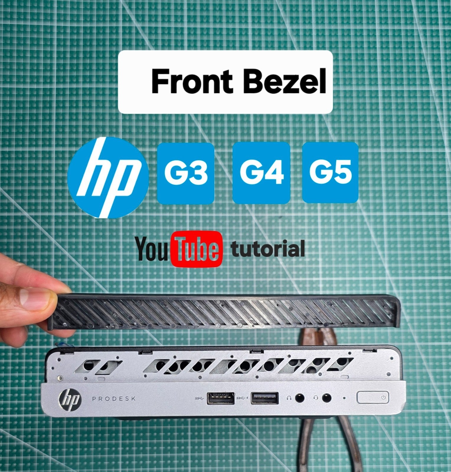 HP ProDesk EliteDesk G3 G4 G5 Front Bezel Replacement  Cover - Front Panel