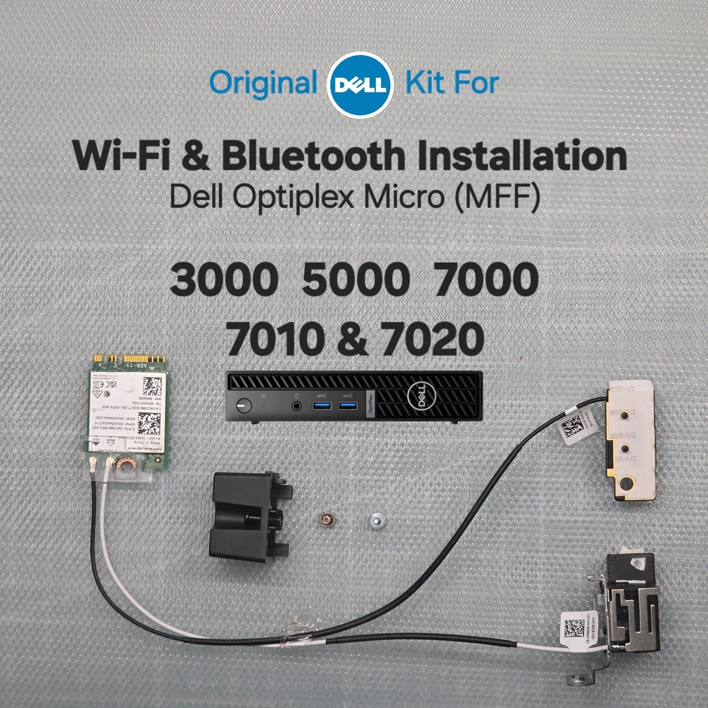 WiFi & Bluetooth Installation Kit - Dell OptiPlex Micro 3000 5000 7000 7010 7020