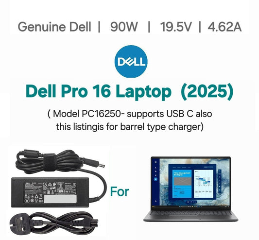 Genuine Dell Pro 16 Laptop Charger