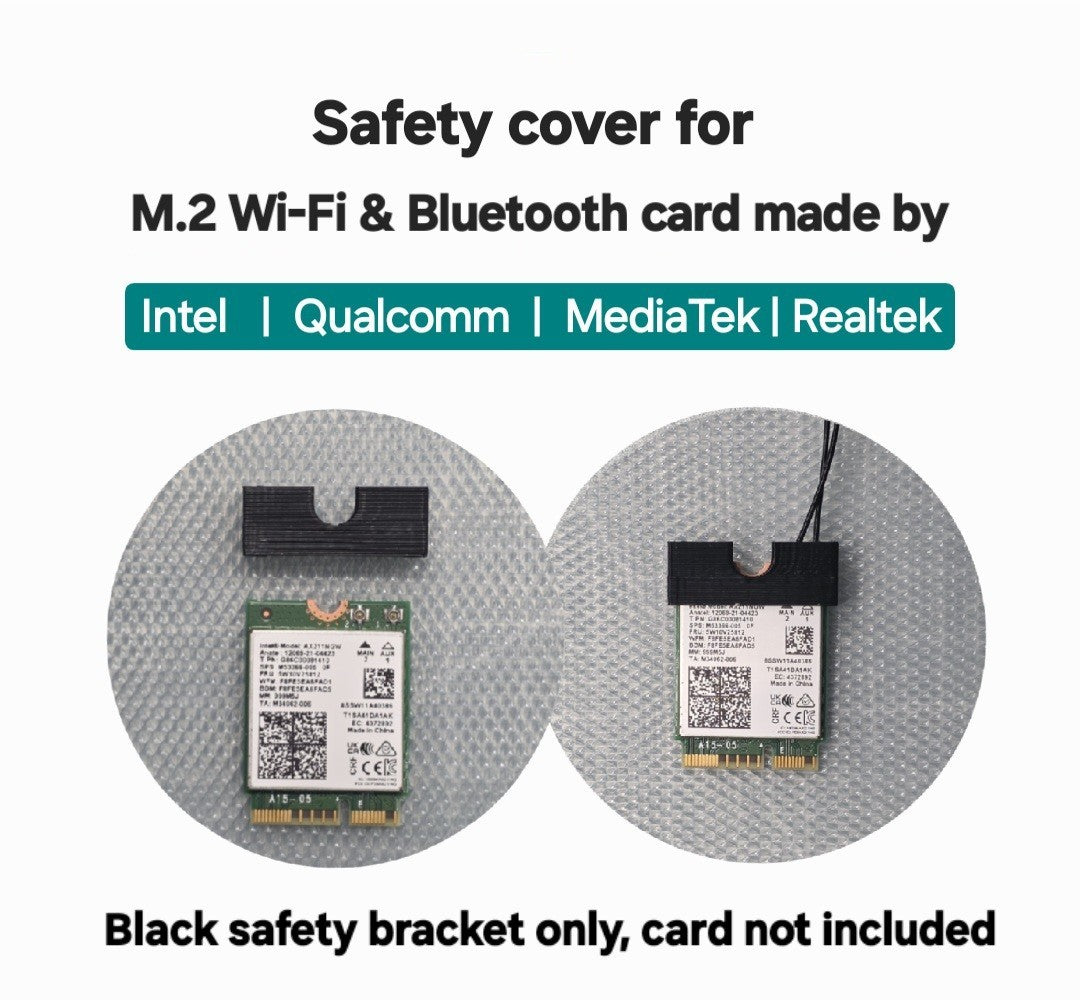 Dell Lenovo HP M.2 WiFi Card adapter Cable Holder Replacement for Clear Bracket