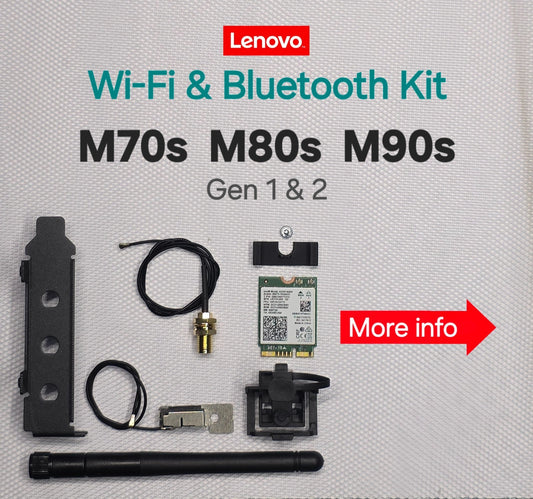 Lenovo WiFi 5 WiFi 6 & Bluetooth Wireless Kit for ThinkCentre M70s M80S M90S
