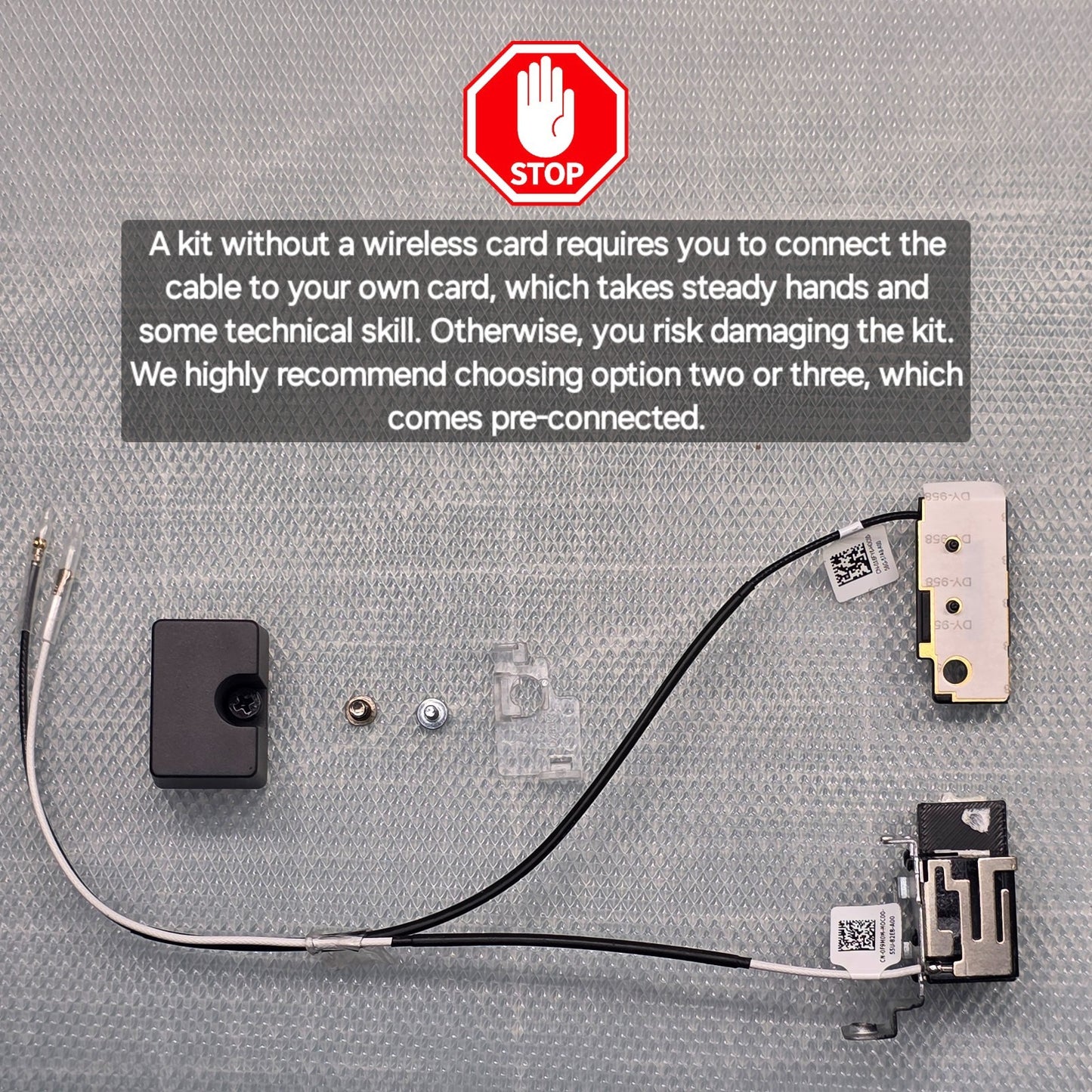 WiFi & Bluetooth Installation Kit - Dell OptiPlex Micro 3000 5000 7000 7010 7020