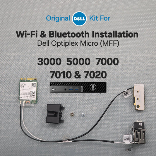 WiFi & Bluetooth Installation Kit - Dell OptiPlex Micro 3000 5000 7000 7010 7020