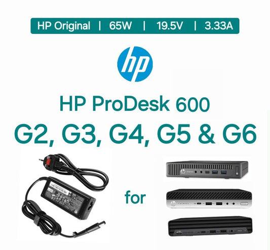 HP Original 65W PSU AC Power Adapter For ProDesk 600 Tiny Mini Micro 