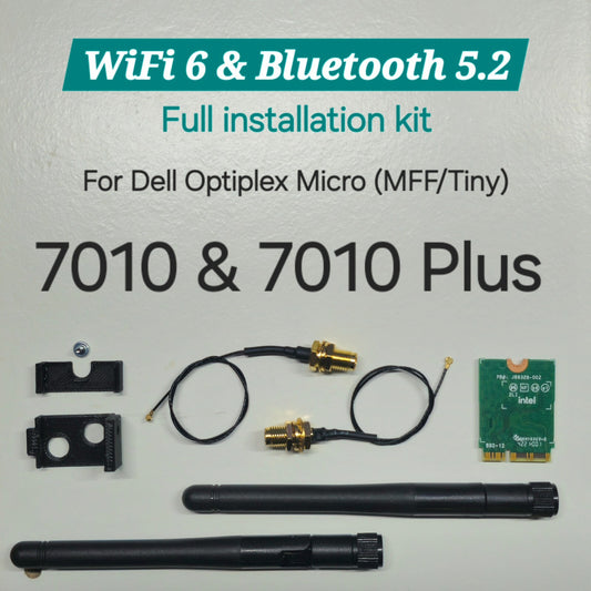 Dell OptiPlex Micro MFF 7010 , 7010 PLUS  WiFi  6 and Bluetooth Installation Kit